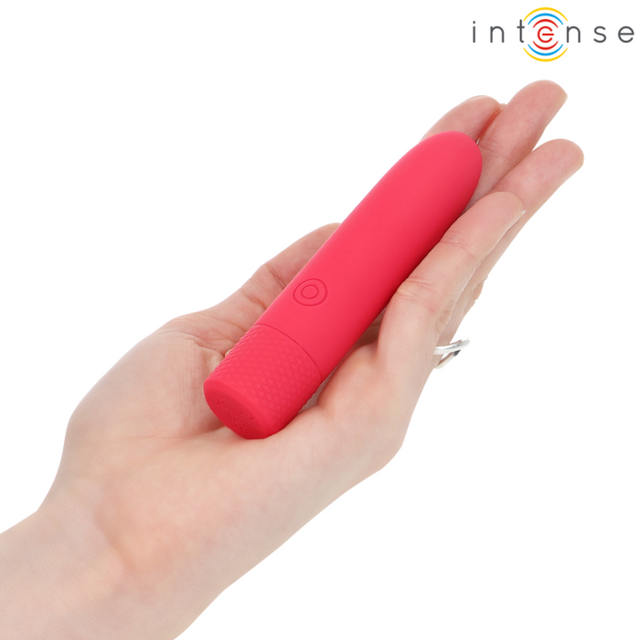 Intense - Symone Bala Vibradora Recargable Por Usb 8 Vibraciones Rojo 10 X 2.2 Cm