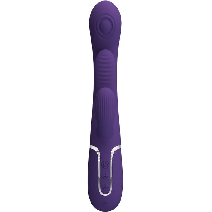 Pretty Love - Shania Triple Vibrador Rabbit Multifunción Morado