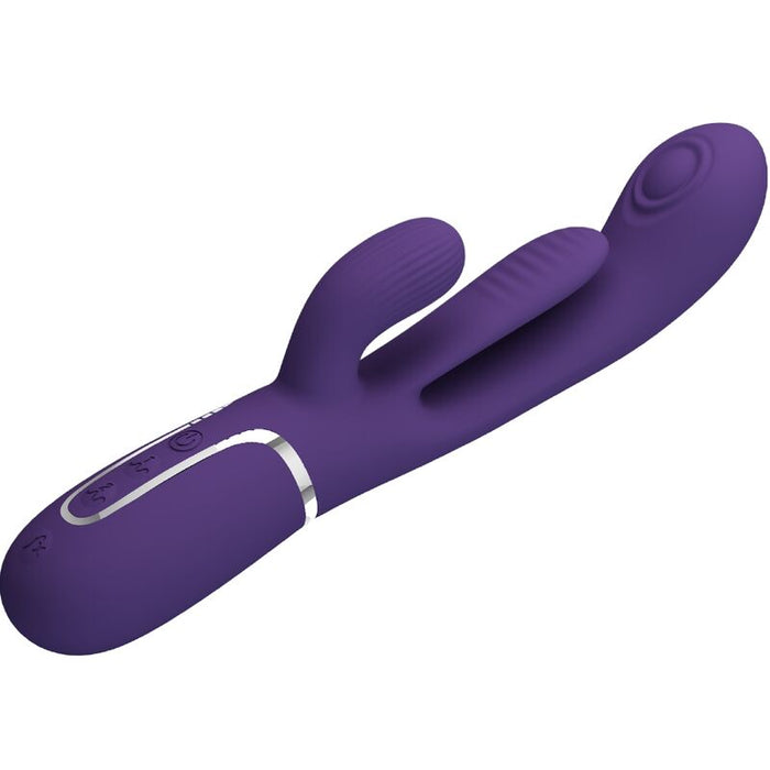 Pretty Love - Shania Triple Vibrador Rabbit Multifunción Morado