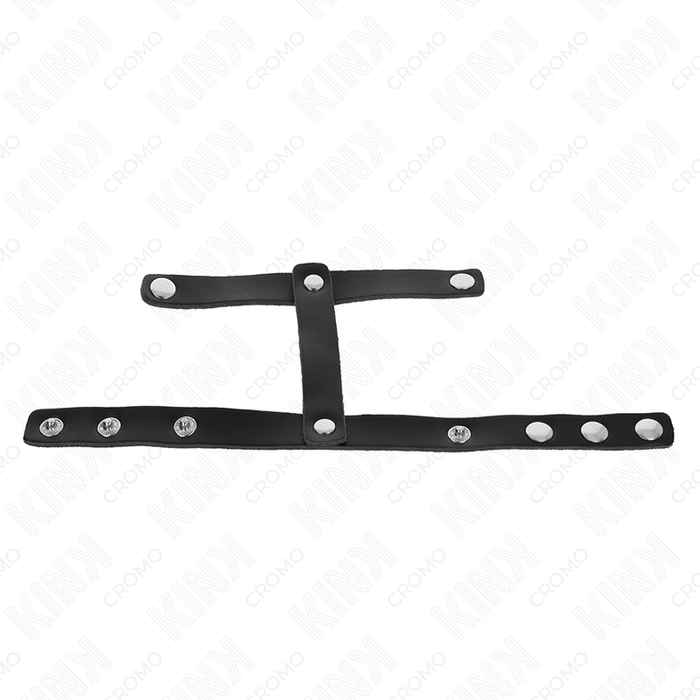 Kink - Anillo Pene Y Correa Divisora De Bolas Cuero Ajustable