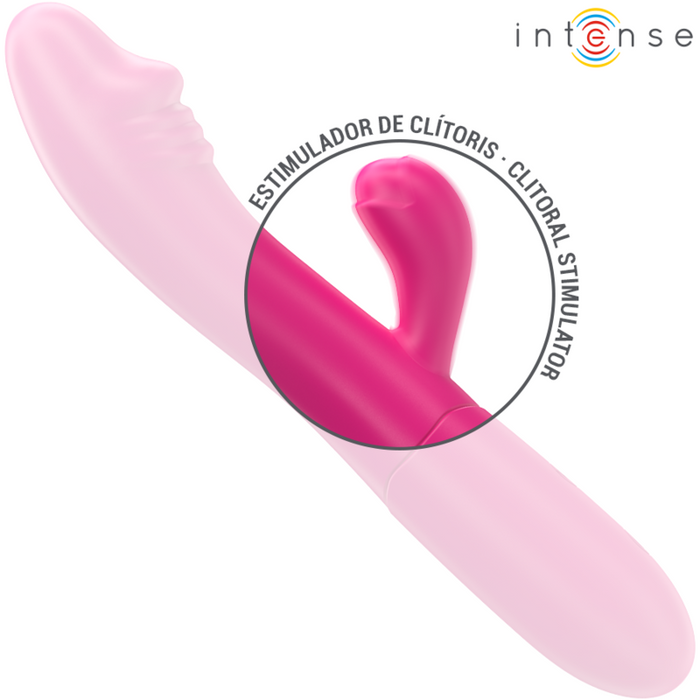 Intense - Ivy Vibrador Flexible 10 Vibraciones Con Lengua Estimuladora Rosa