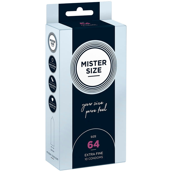 Mister Size - Preservativos Talla Xxl 64 Mm (10 Unidades)