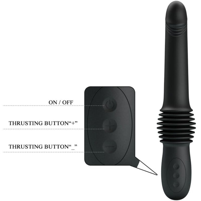 Pazuzu Vibrador Con Thrusting Usb Silicona