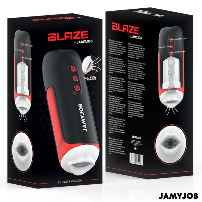 Jamyjob - Blaze Masturbador Boca Automático 5 Modos Succión Y Vibración