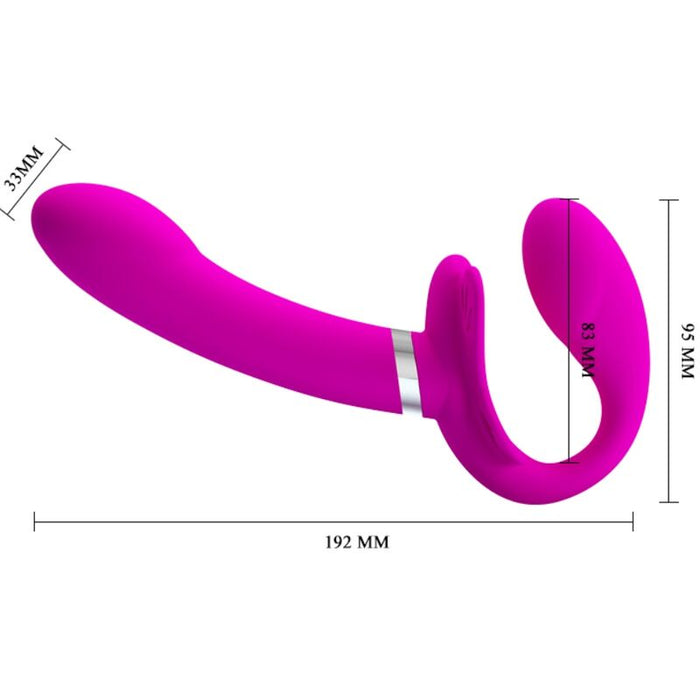 Vibrador  Valerie  Para Parejas Sin Arnés Usb