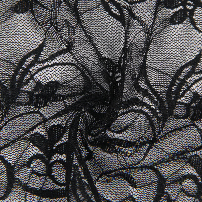 Subblime - 954185 Babydoll De Encaje Con Tirantes Ajustables Negro S/M