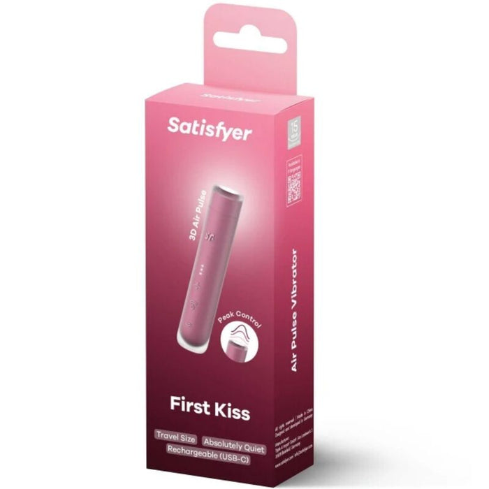 Satisfyer - First Kiss Estimulador Clítoris Por Ondas Granate