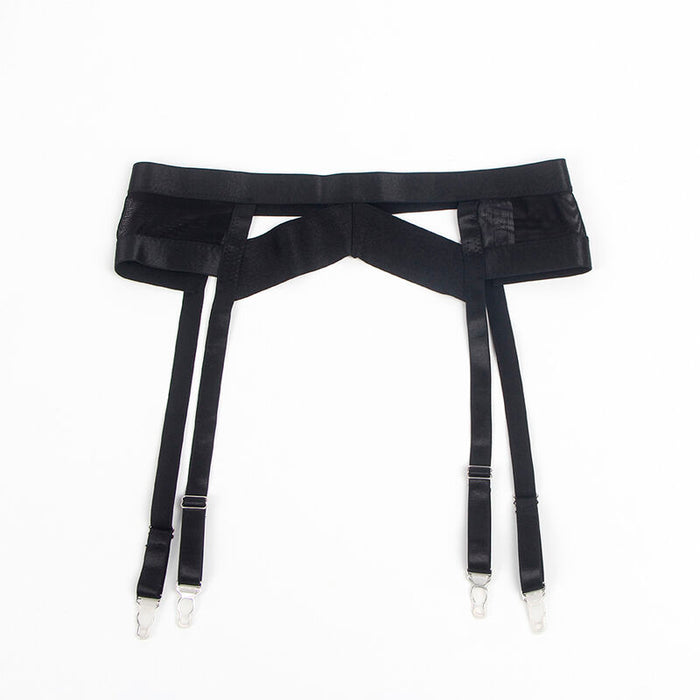 Subblime - 955236 Set Sujetador Con Liguero Bondage Negro S/M