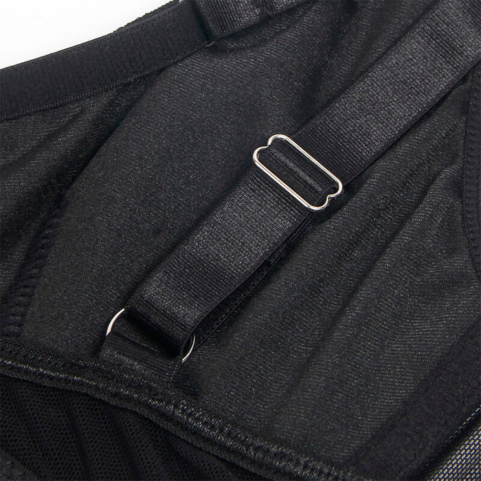 Subblime - 955243 Set Sujetador Con Liguero Bondage Negro L/Xl