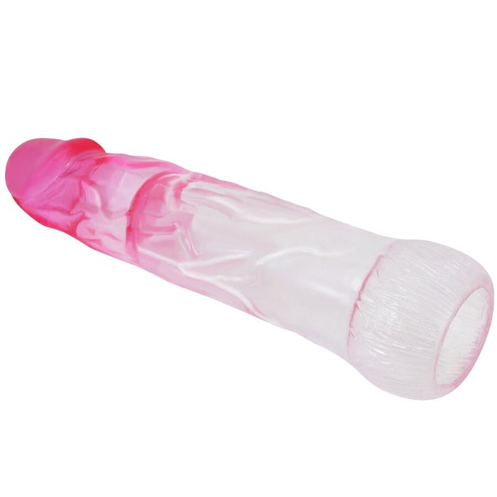 Pretty Love - Neron Funda Realística Alargadora De 6 Cm Para Pene Rosa