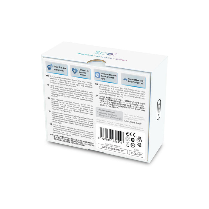 Kiiroo - Spot Kiss Me Vibrador Forma U Rosa