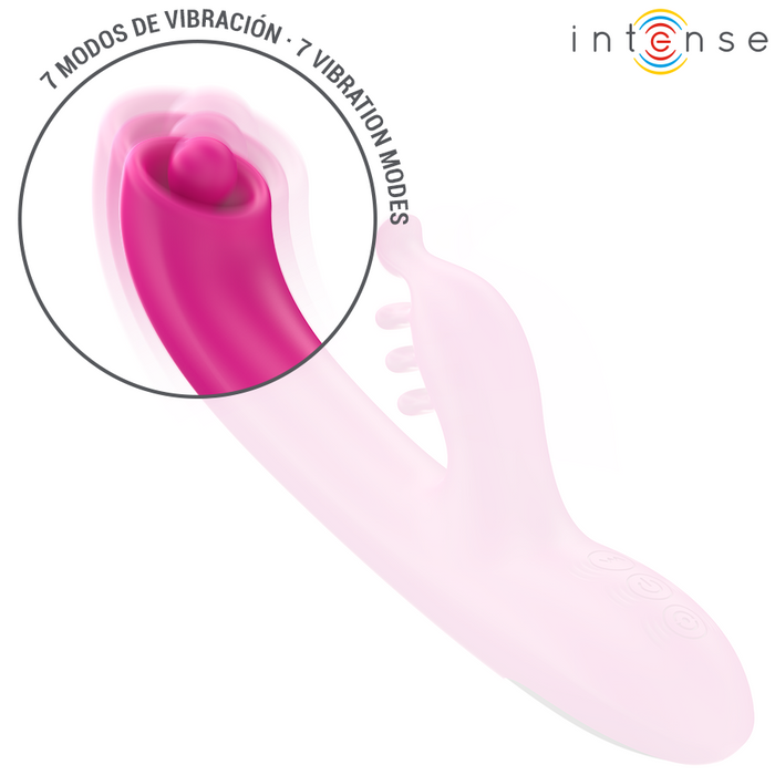 Intense - Christina Vibrador Multifunción Rabbit 22.5 Cm Rosa