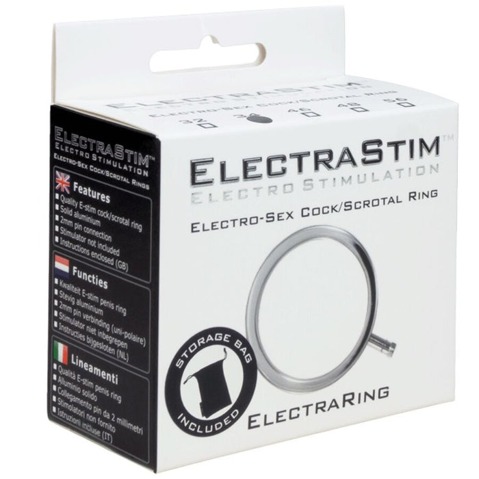 Electrastim - Electrarings Anillo Metálico Para El Pene 34 Mm