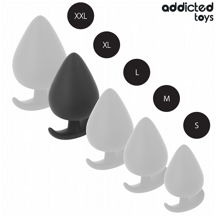Addicted Toys - Plug Anal Silicona Talla Xl 9.5 Cm