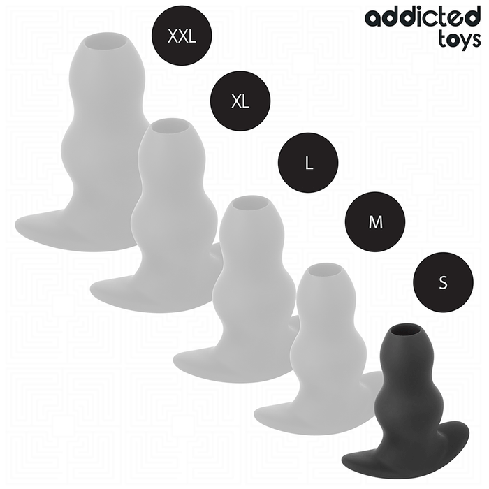 Addicted Toys - Plug Anal Hueco Silicona Talla S 7,3 Cm