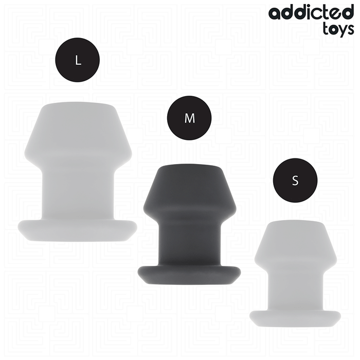 Addicted Toys - Plug Anal Hueco Extrem Silicona Talla M 8,7 Cm