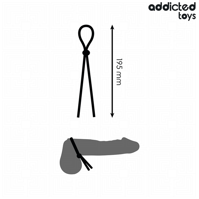 Addicted Toys - Cuerda Silicona Para El Pene De Lazo Simple