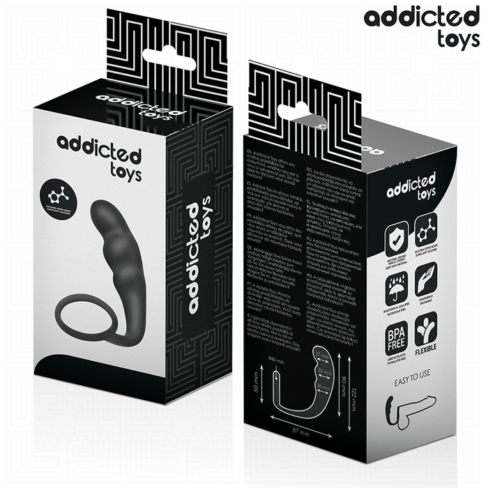 Addicted Toys - Plug Anal Con Anillo Silicona Modelo 4