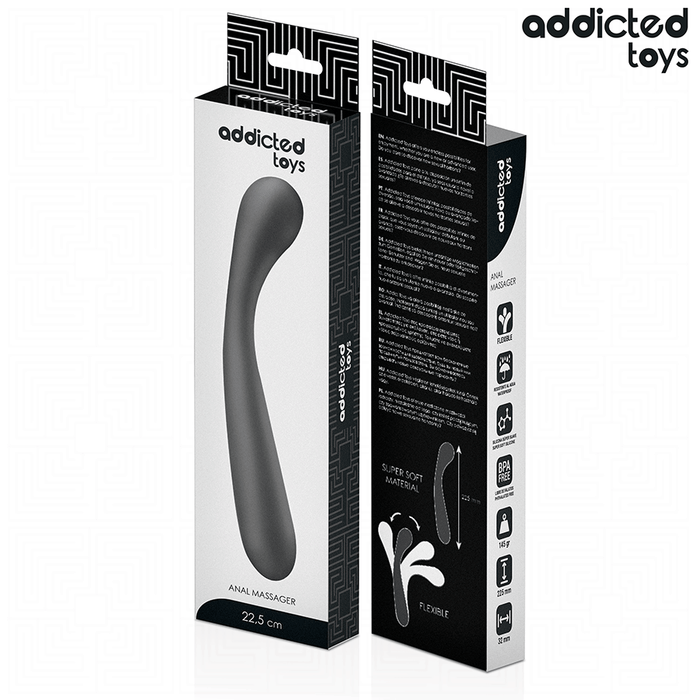 Addicted Toys - Masajeador Anal Doble Silicona 22,5 Cm