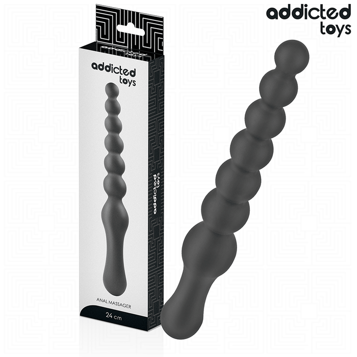 Addicted Toys - Masajeador Anal Doble Silicona 24 Cm