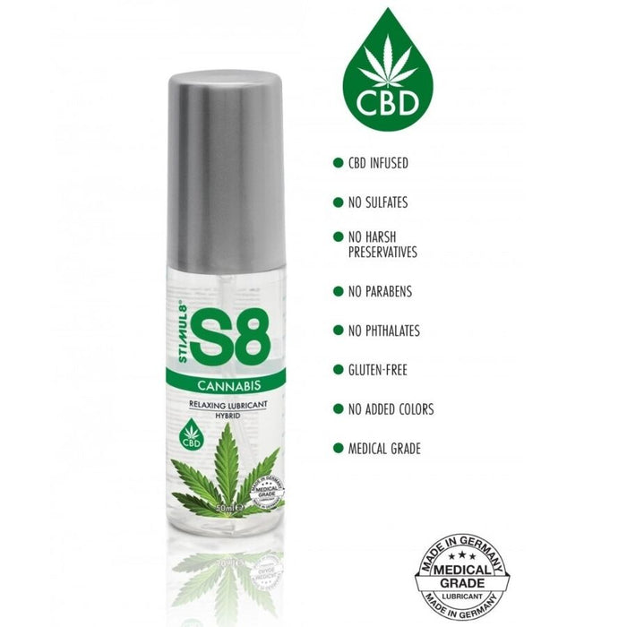 Stimul8 - S8 Lubricante Híbrido Cannabis 50 Ml