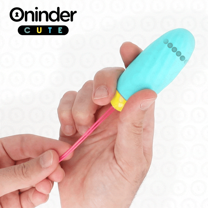 Oninder Cute - Love Pleasure Huevo Vibro-Gemas Rotadoras Silicona - App Mundial Gratuita