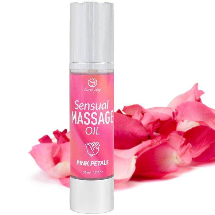Aceite De Masaje Sensual Pétalos Rosa  50 Ml.