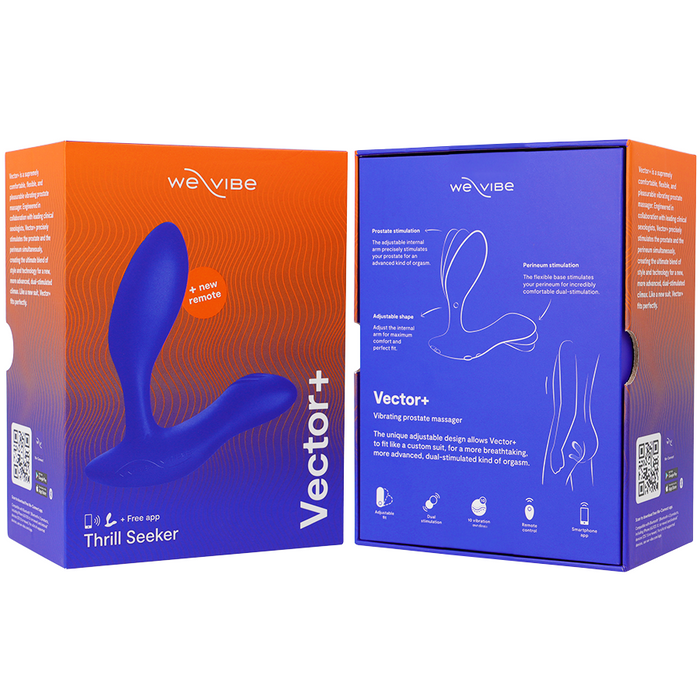 We-Vibe - Vector+ Masajeador De Próstata Azul