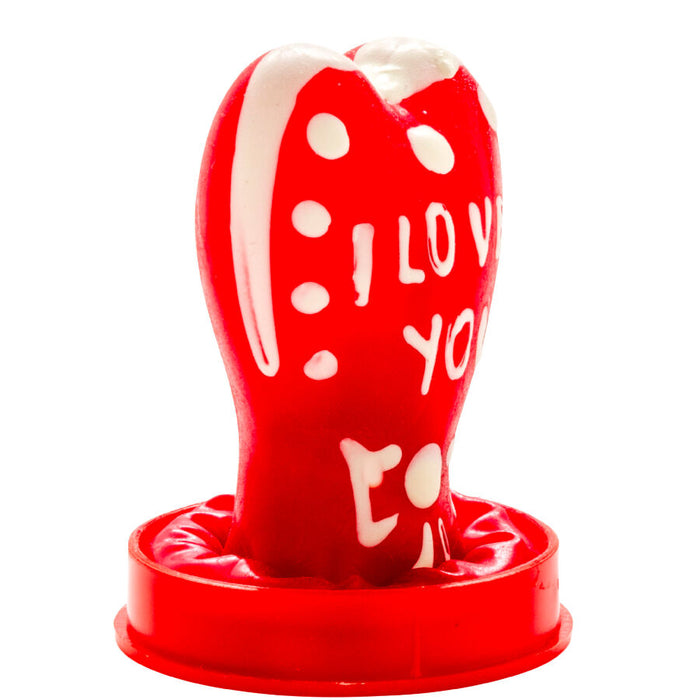 Condomerie - Preservativo Decorativo Pintado A Mano Corazón - Te Amo Modelo 1
