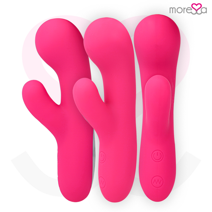 Moressa - Jerry Clip Vibrador Punto G Y Clitoris Premium Silicone Recargable
