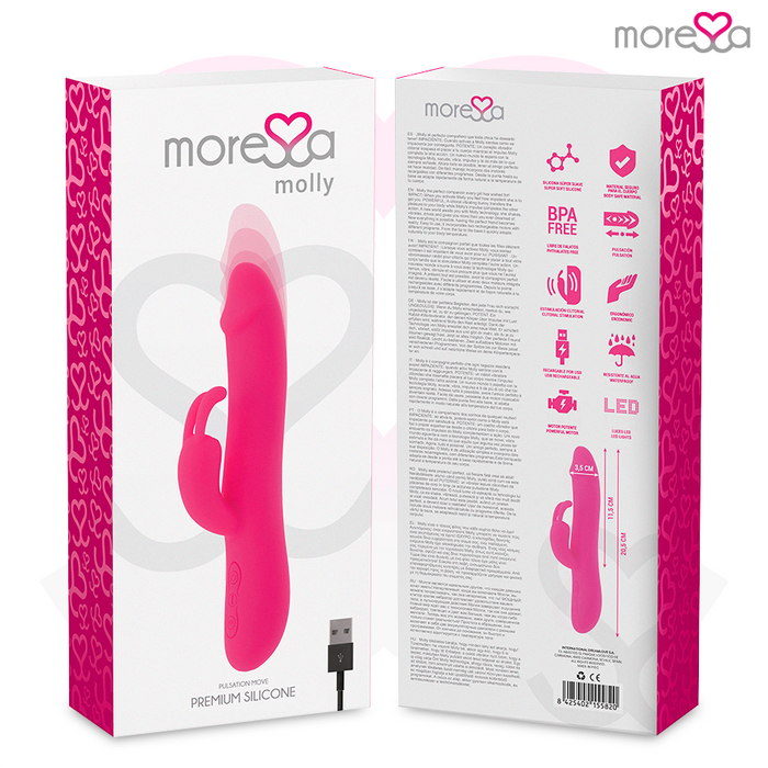 Moressa - Molly Impulsor Up&Down Y Potente Vibracion Premium Silicone Recargable