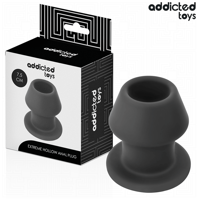 Addicted Toys - Plug Anal Hueco Extrem Silicona Talla S 7,5 Cm
