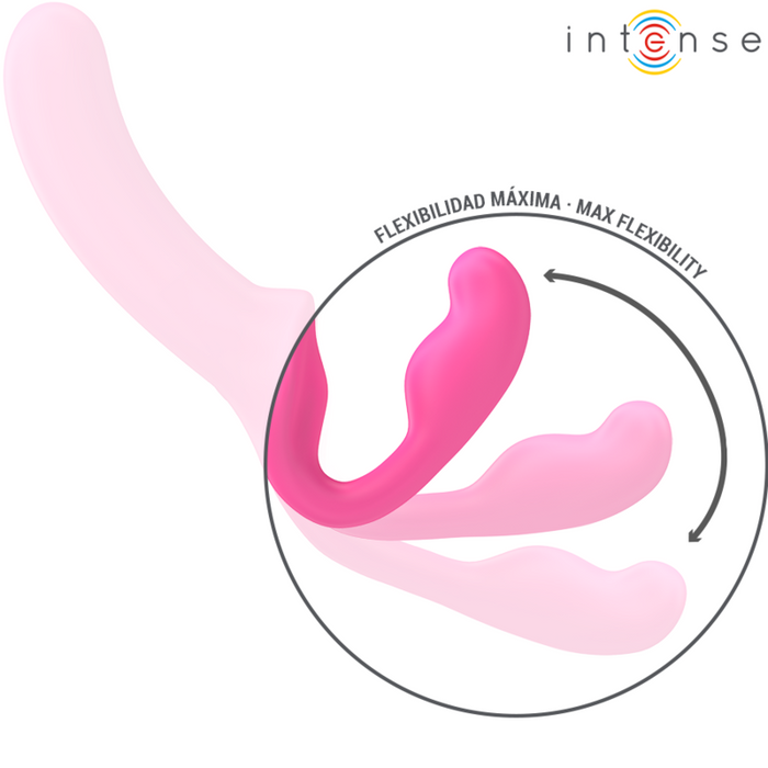 Intense - Amy Vibrador Doble 20 Cm Rosa Control Remoto