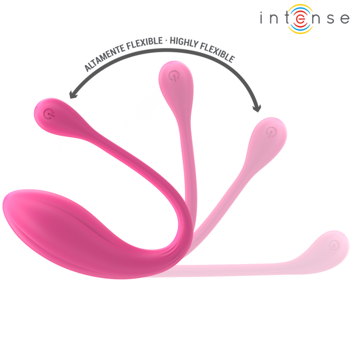 Intense - Janice Vibrador U Doble Estimulación 10 Vibraciones Rosa Control Remoto