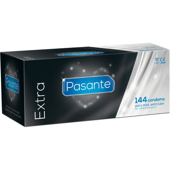 Pasante  Extra Preservativo Gruesos 144 Unidades