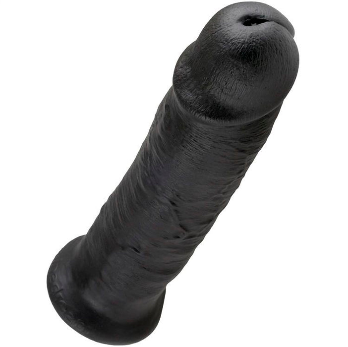 King Cock - 10 Pene Negro 25 Cm