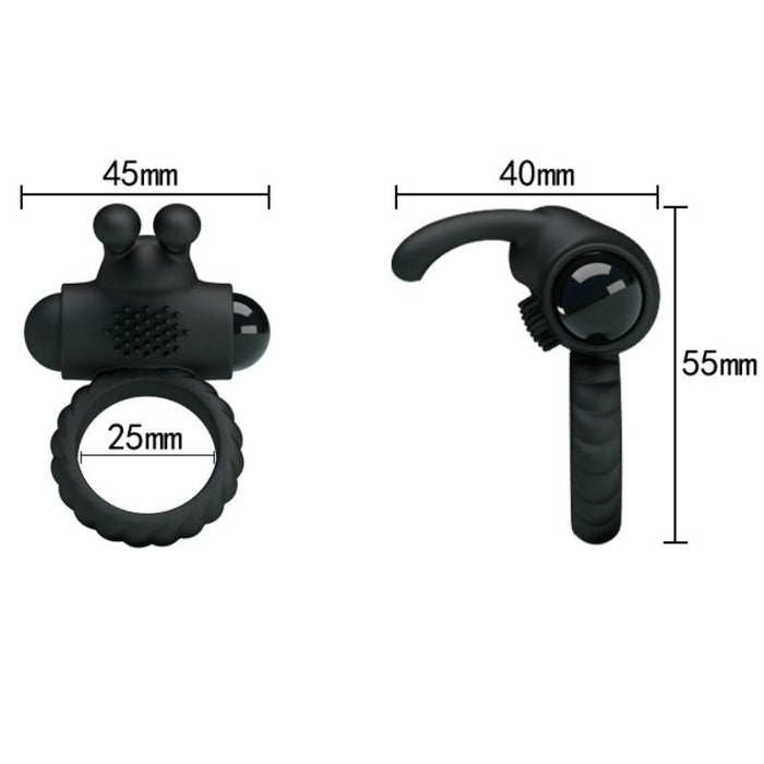 Anillo Vibrador Eudora Color Negro