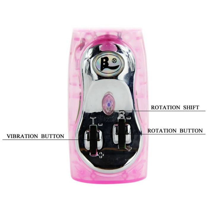 Baile - Vibrador Con Rotación Y Rabbit Multivelocidad Y Multirotacion