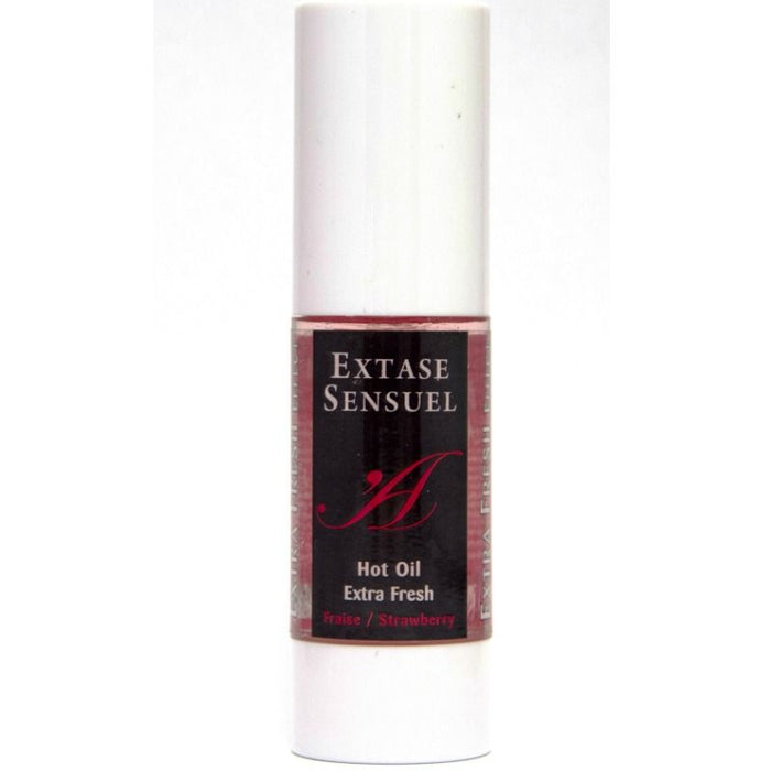 Extase Sensual - Aceite Masaje Efecto Extra Fresh Fresa 30 Ml