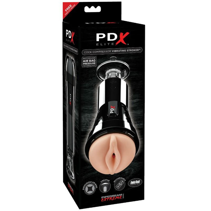 Pdx Elite Masturbador Vibrador Cock Compressor