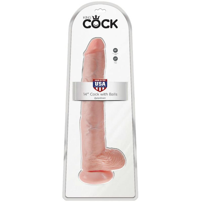 King Cock Pene Realístico Con Testículos 37,5cm