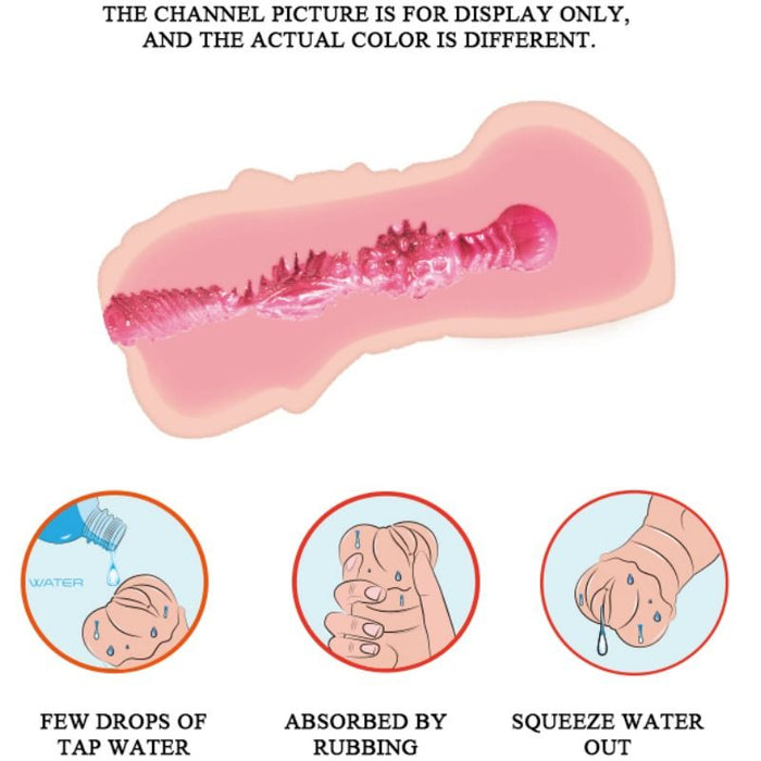 Crazy Bull - Masturbador Water Skin Vagina Con Balas Vibradoras