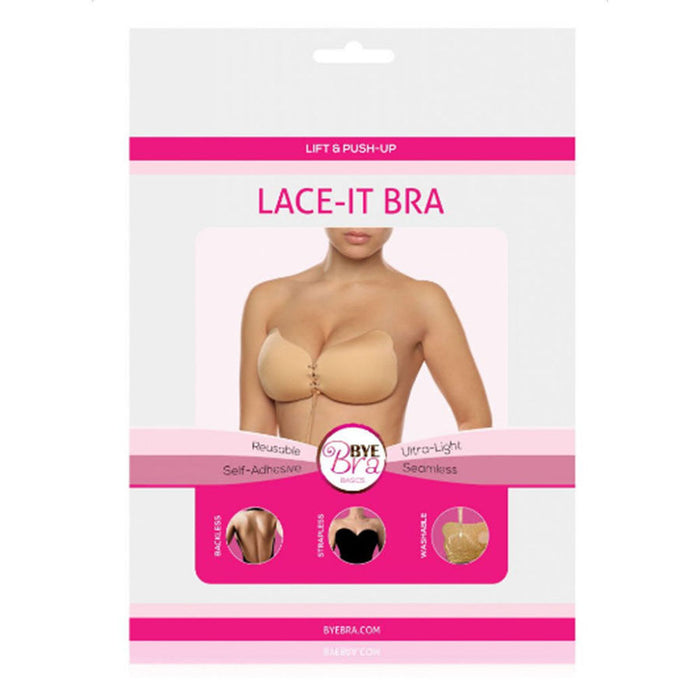 Bye-Bra - Lace-It Realzador Push-Up Negro Copa C