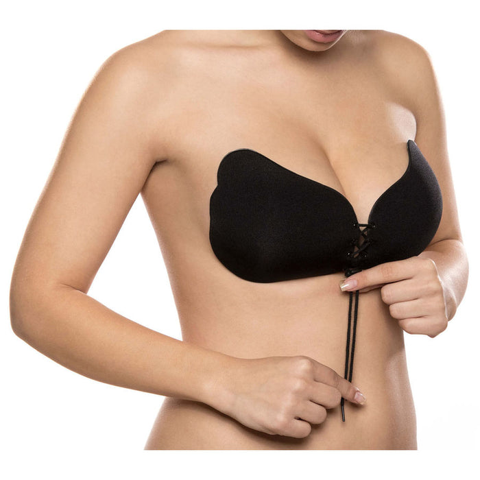 Bye-Bra - Lace-It Realzador Push-Up Negro Copa C