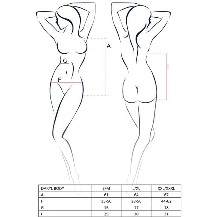 Passion - Woman Daryl Teddy Negro Talla L/Xl