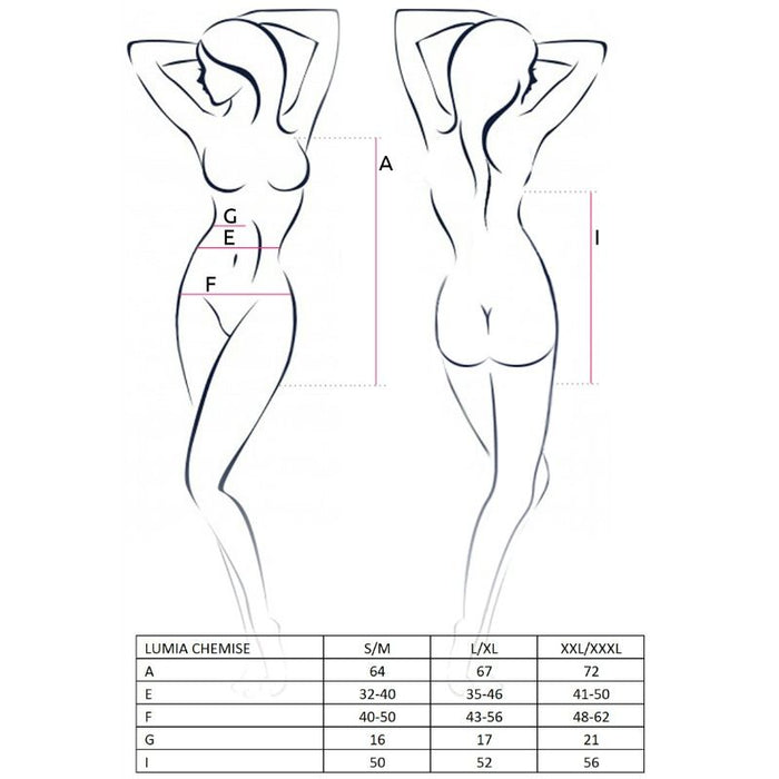 Passion - Woman Lumia Chemise Negro Talla L/Xl