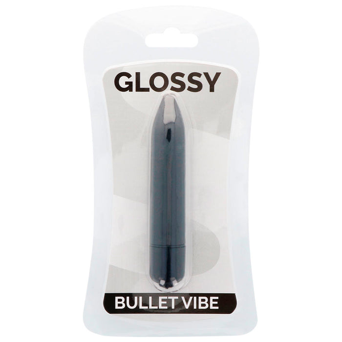 Glossy - Thin Vibrador Negro