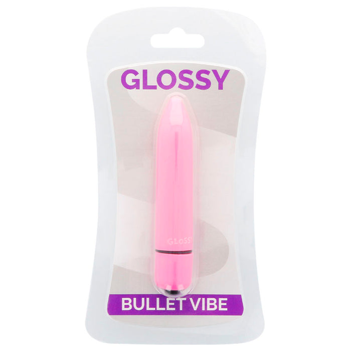 Glossy - Thin Vibrador Rosa Intenso