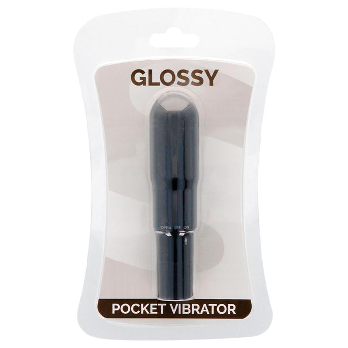Glossy - Pocket Vibrador Negro