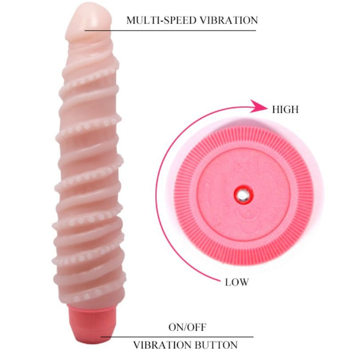 Flexi Vibe Sensual Vibrador Espiral 19.5 Cm